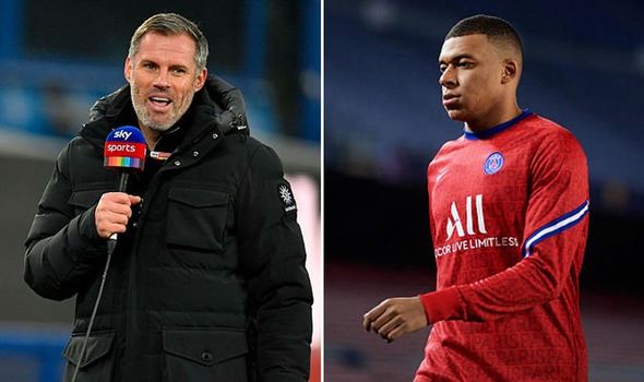 Jamie Carragher kylian mbappe rời PSG